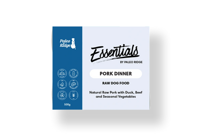 Paleo Ridge Raw Dog Food Essentials Range