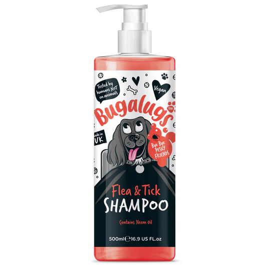 Bugalugs Flea & Tick Shampoo with Neem Oil (500ml)