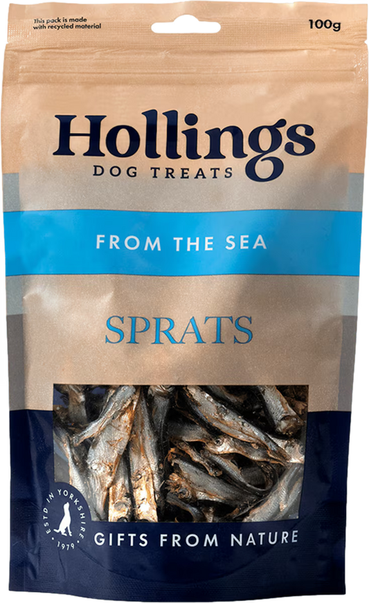 Hollings Sprats Dog Treats (100g)