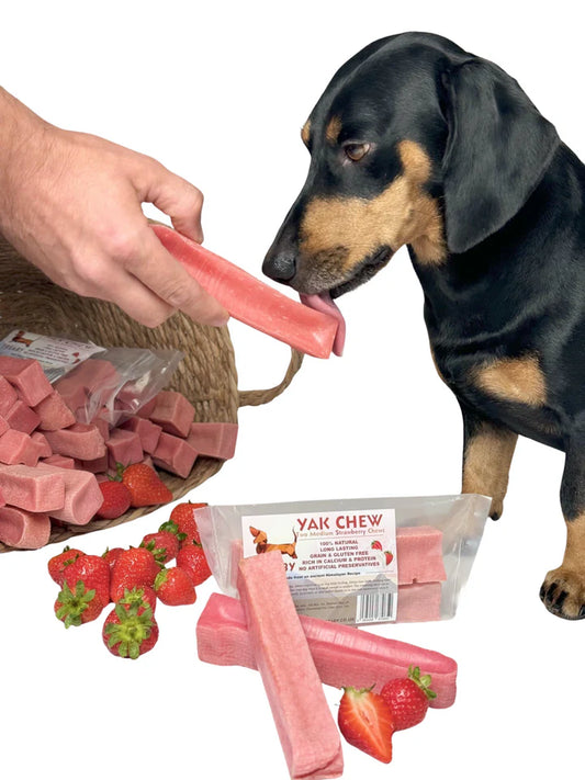 Himalayan Yak Chew (Medium Strawberry 2 pack)