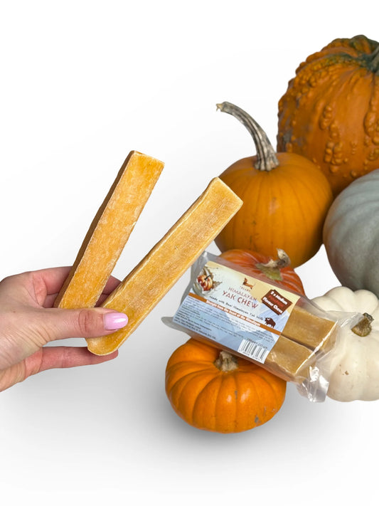 Himalayan Yak Chews (Medium Pumpkin 2 pack)
