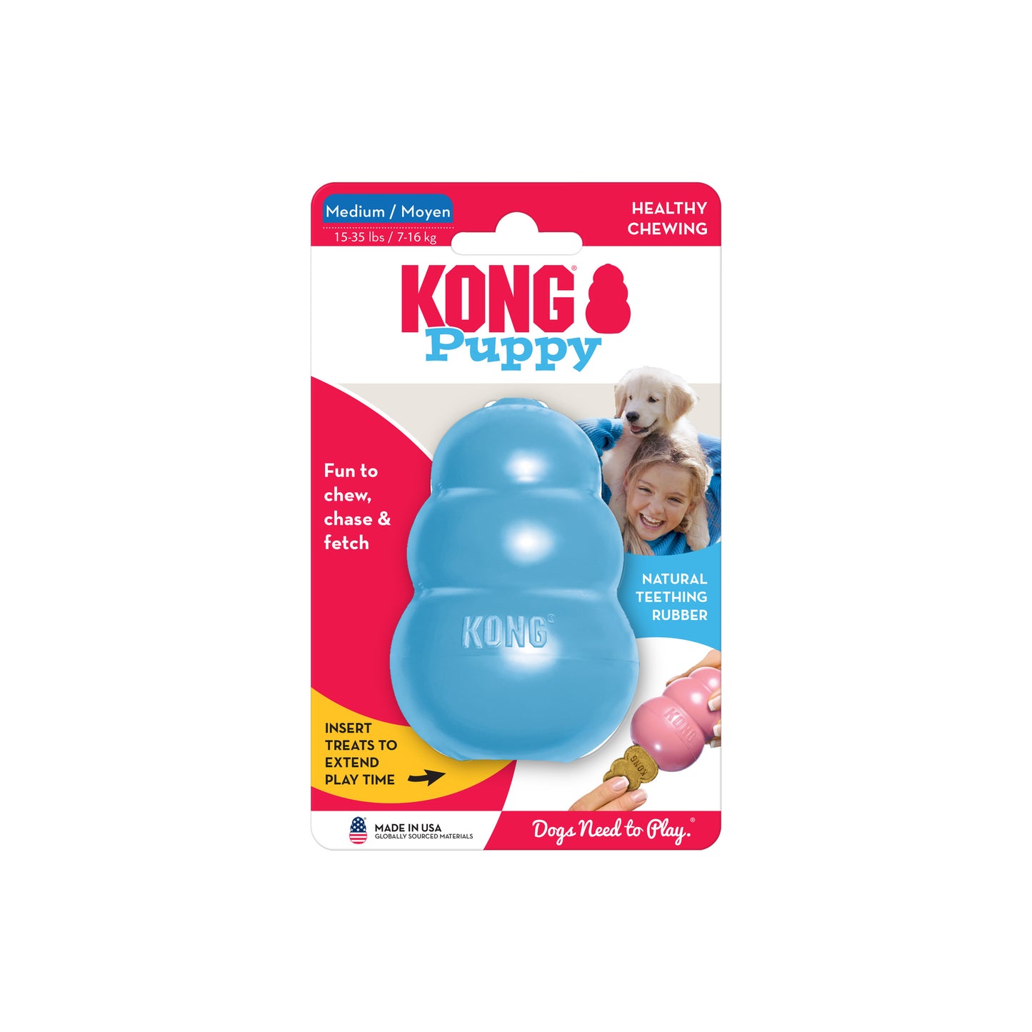 KONG Puppy Blue Medium