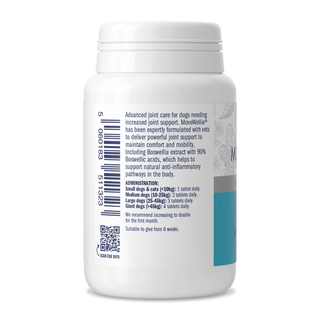 Dorwest MoveWellia Tablets for Dogs and Cats (200 tablets)