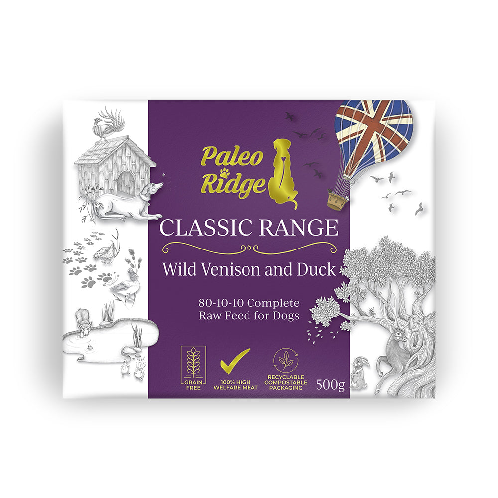 Paleo Ridge Raw Dog Food Classic Range