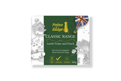 Paleo Ridge Raw Dog Food Classic Range
