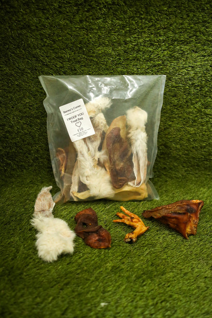 Barney's Corner I Woof You Goodie Bag