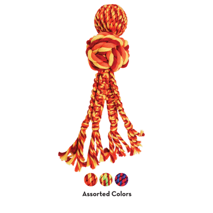 KONG Wubba Weaves with Rope Small