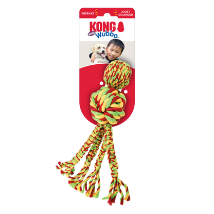 KONG Wubba Weaves with Rope Small