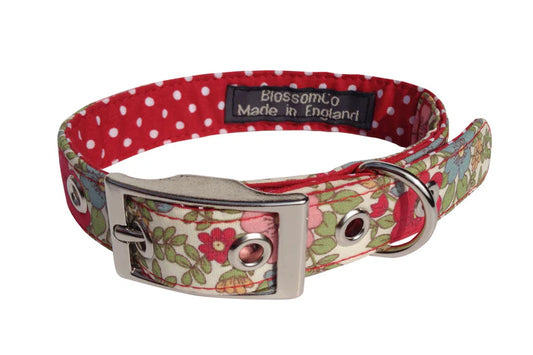 Blossom and Co Dog Collars and Lead Alice Collection