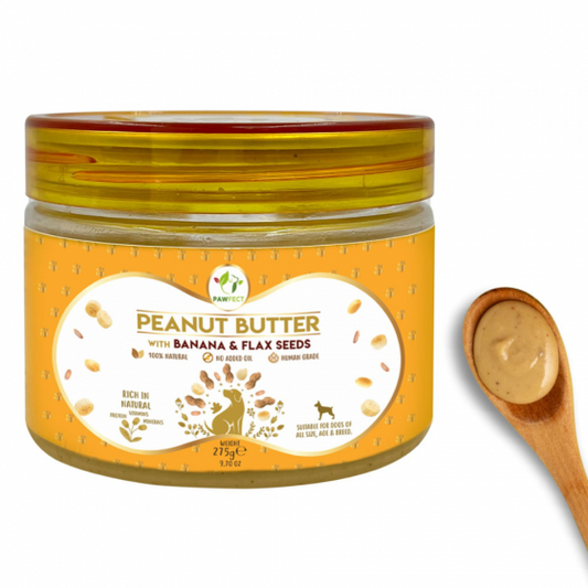 Pawfect Peanut Butter - Banana & Flax Seeds