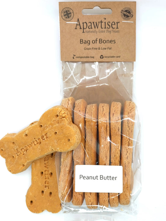 Apawtiser Bag of Bones - Peanut Butter