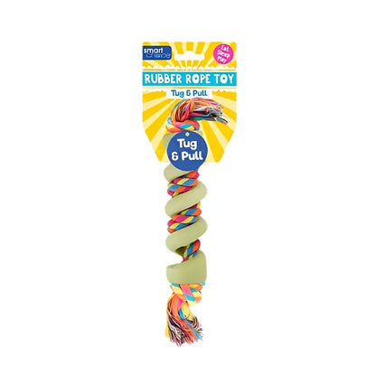 Durable Rubber Rope Dog Toy