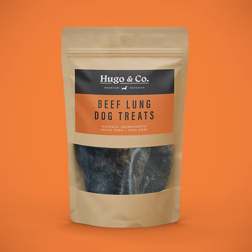 Hugo & Co Beef Lung Dog Treats (50g)