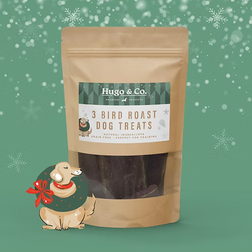 Hugo & Co 3 Bird Roast Christmas Dog Treats