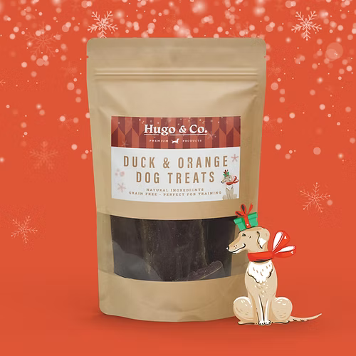 Hugo & Co Duck & Orange Dog Treats