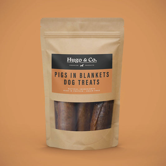 Hugo & Co Pigs in Blankets Dog Treats (80g)