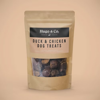Hugo & Co Duck & Chicken Dog Treats (75g)