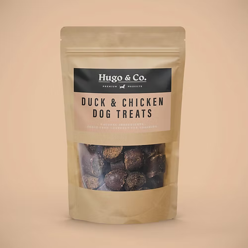 Hugo & Co Duck & Chicken Dog Treats (75g)