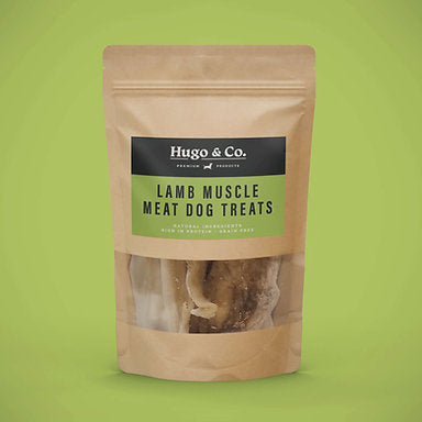 Hugo & Co Lamb Muscle Meat Dog Treats (60g)
