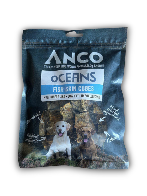 Anco Oceans Fish Skin Cubes (100g)