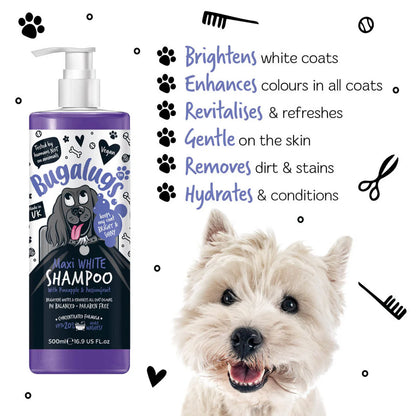 Bugalugs Maxi White Shampoo (500ml)
