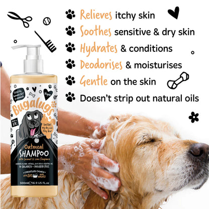 Bugalugs Oatmeal, Coconut & Lime Shampoo (500ml)