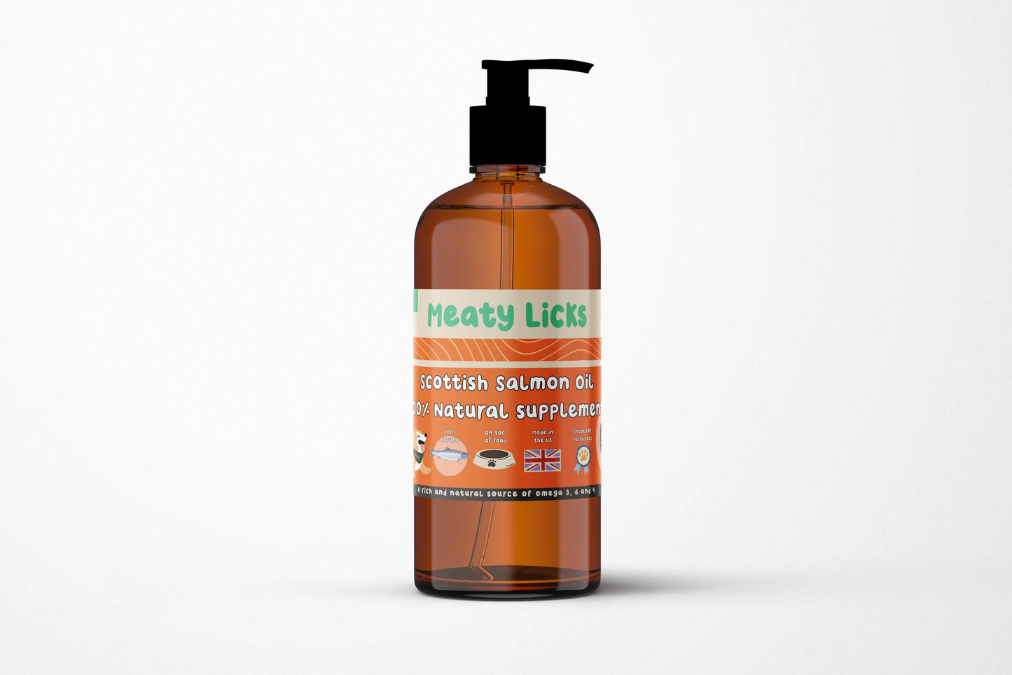 Meaty Licks Salmon Oil (500ml)