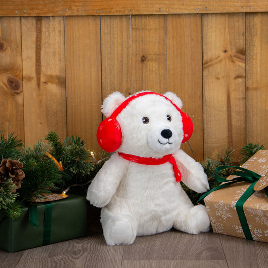 Olwen Christmas Bear Dog Toy