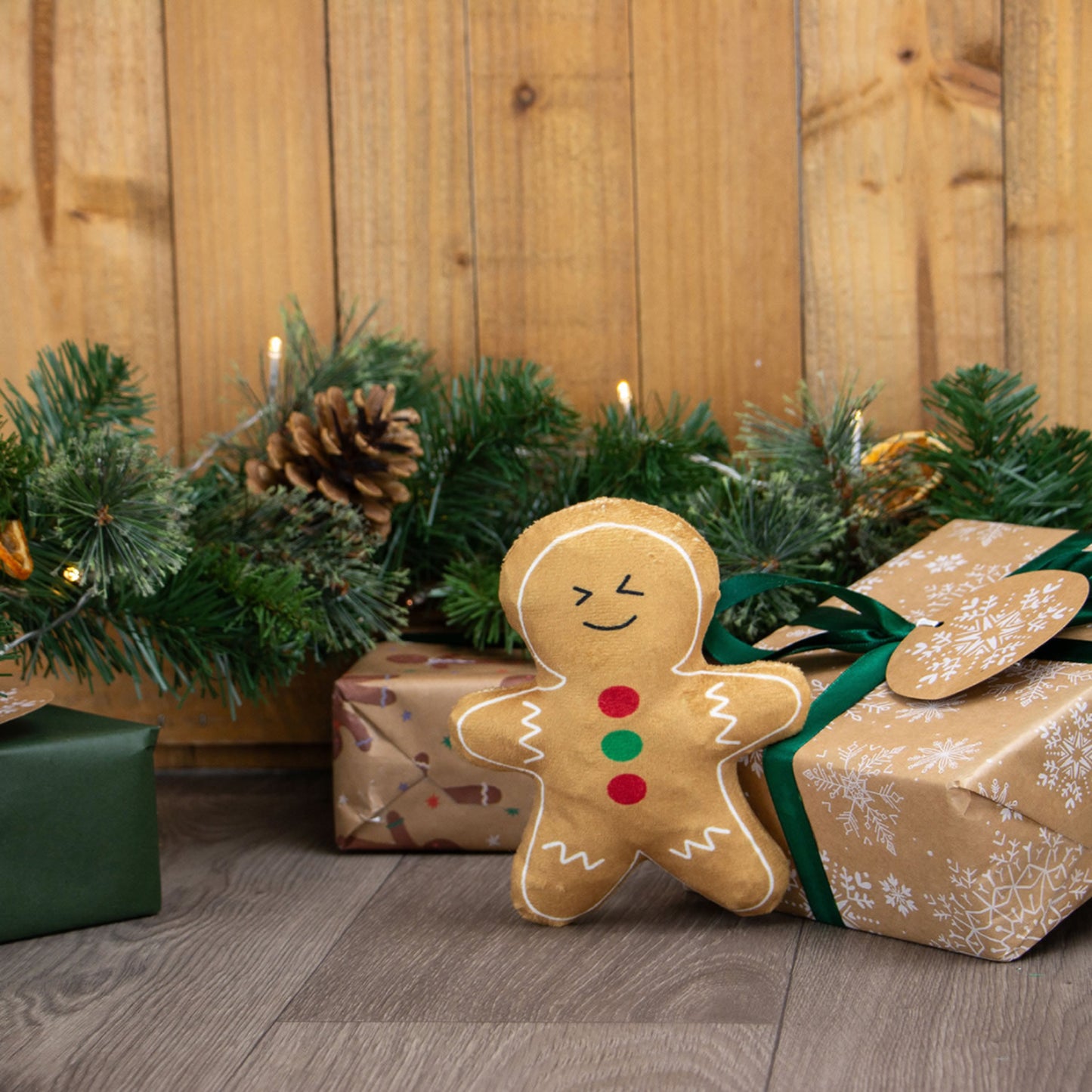 Georgia Gingerbread Dog Toy
